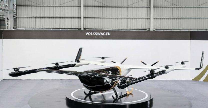 Volkswagen presenta su eVTOL para futuros servicios de taxi volador en China