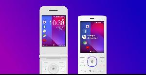 Un teléfono con funciones Nokia bajo KaiOS